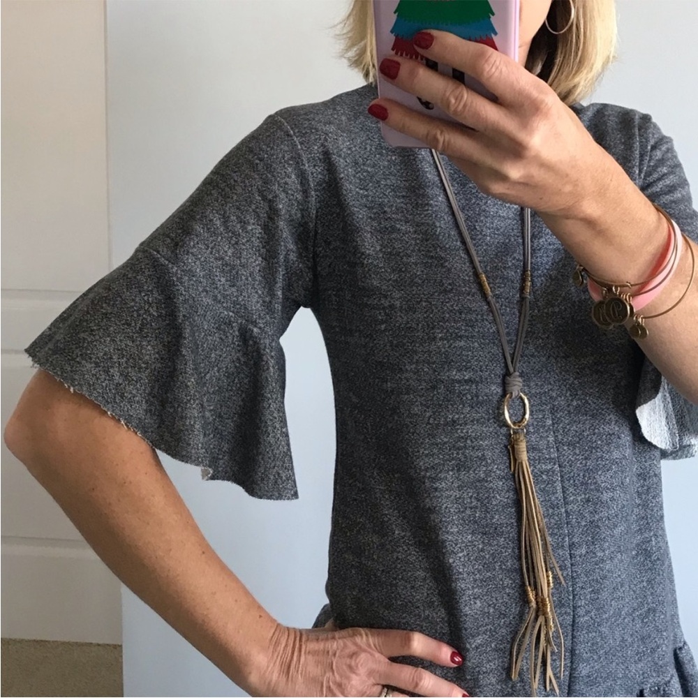 Short Sleeve, Sweatshirt Tunic - Picture 3 of 5